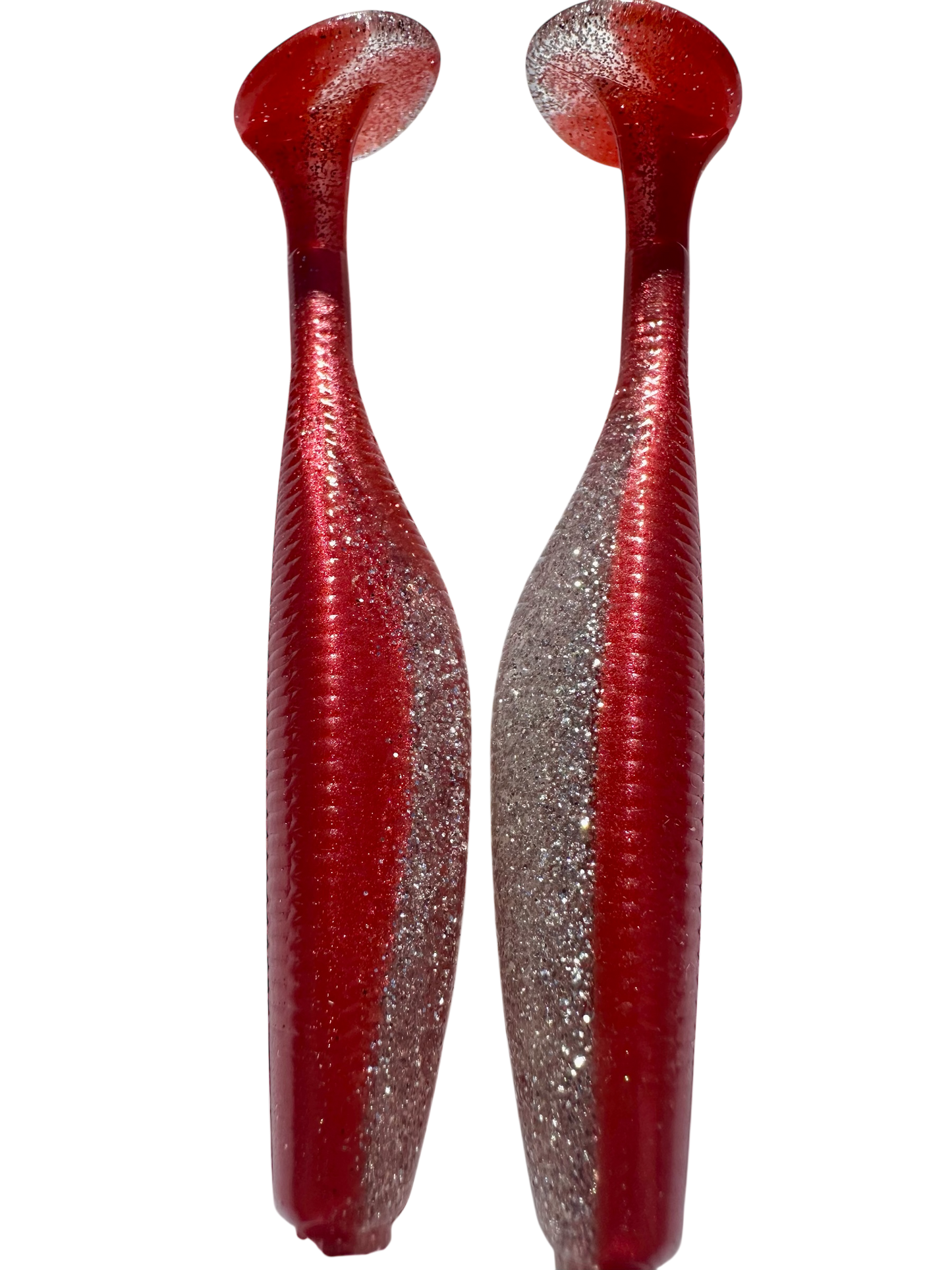 Bama Blaze — Bold contrast with a crimson-hot shimmer