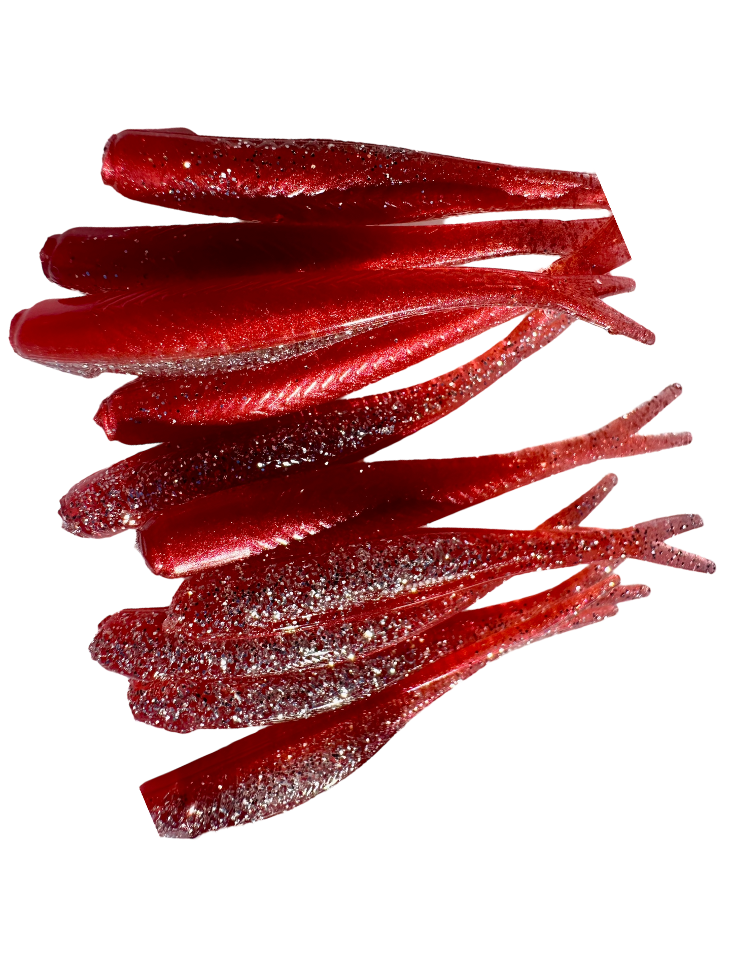 Bama Blaze — Bold contrast with a crimson-hot shimmer